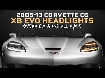 Faros delanteros LED estilo C8 para Chevrolet Corvette C6 2005-2013 (Gen II) 