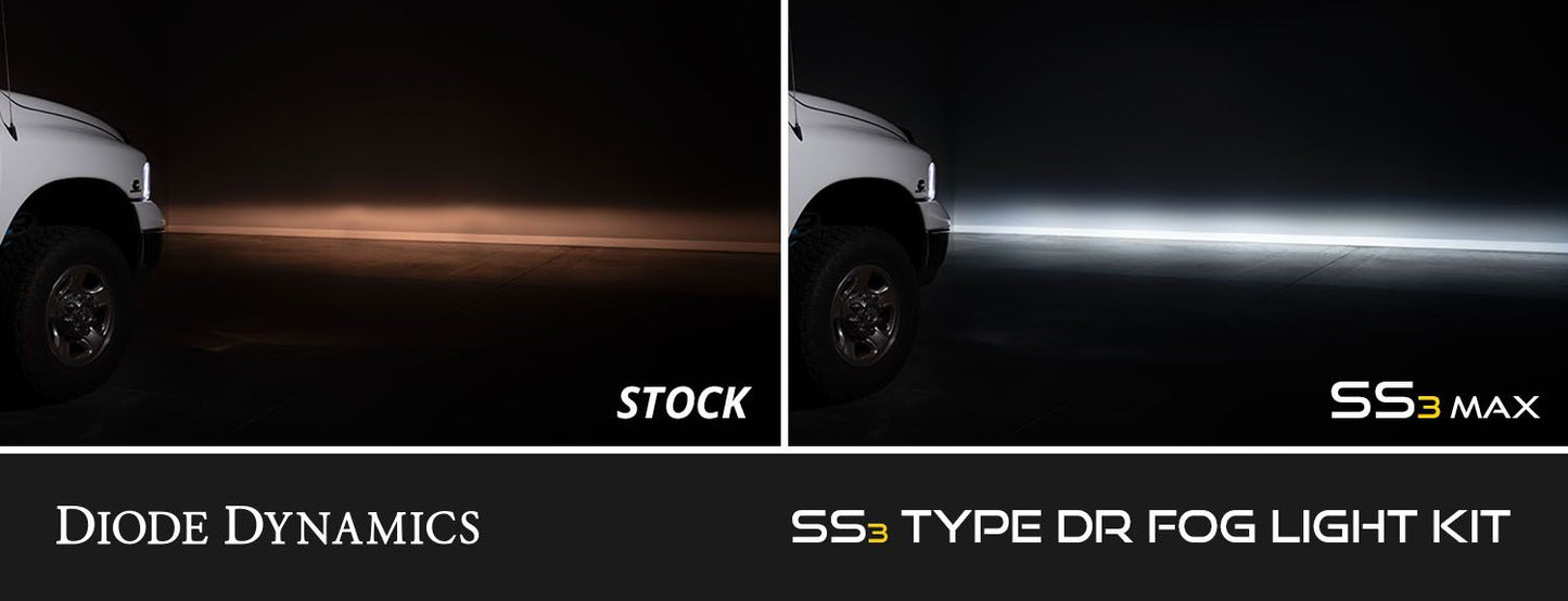 SS3 LED Fog Light Kit for 2002-2008 Dodge Ram