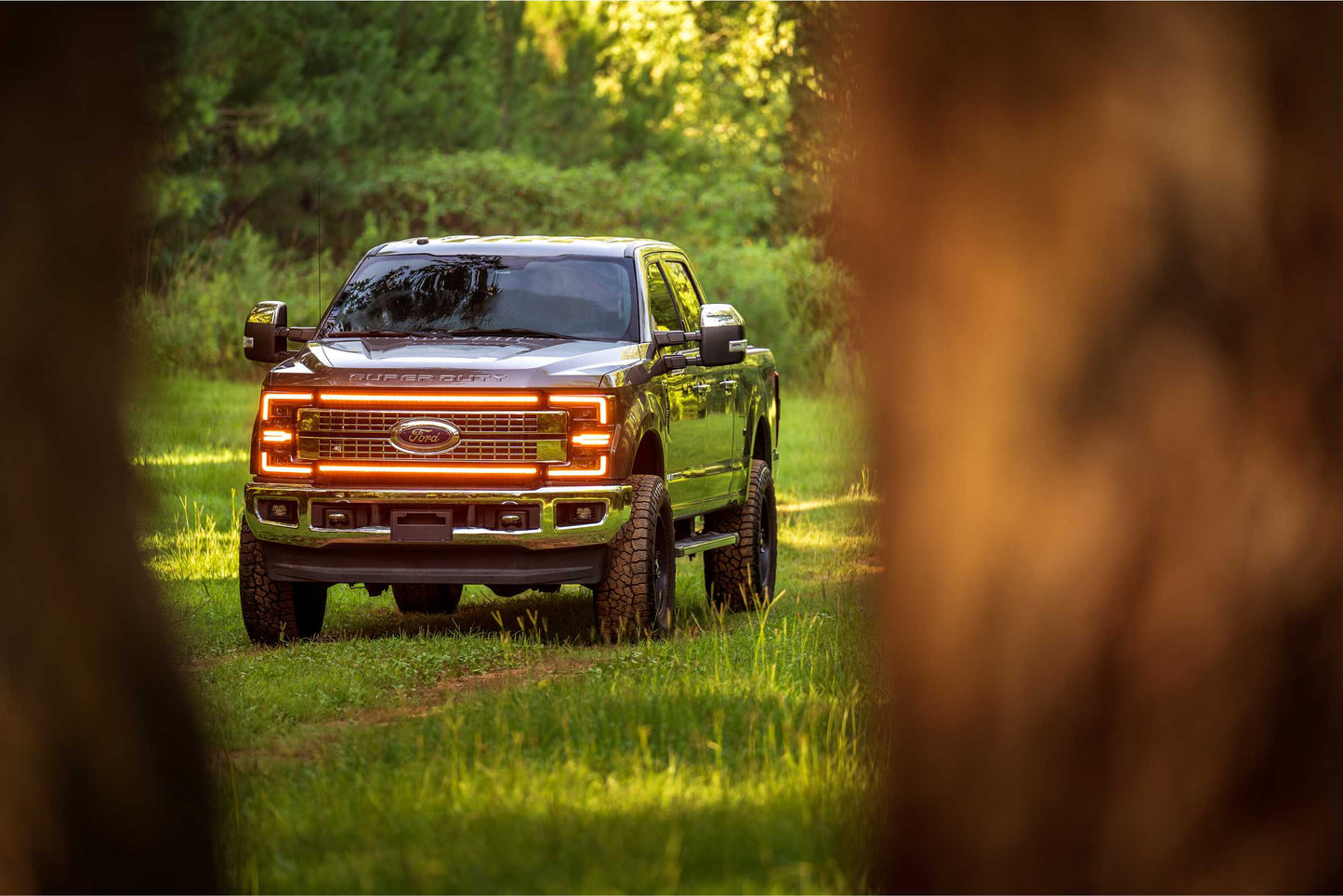 2017–2019 Ford Super Duty XB LED-Scheinwerfer (bernsteinfarbenes Tagfahrlicht) (Gen 2)