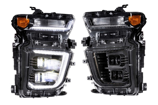 Faros delanteros híbridos XB: Chevrolet Silverado HD (2020+) (par) 