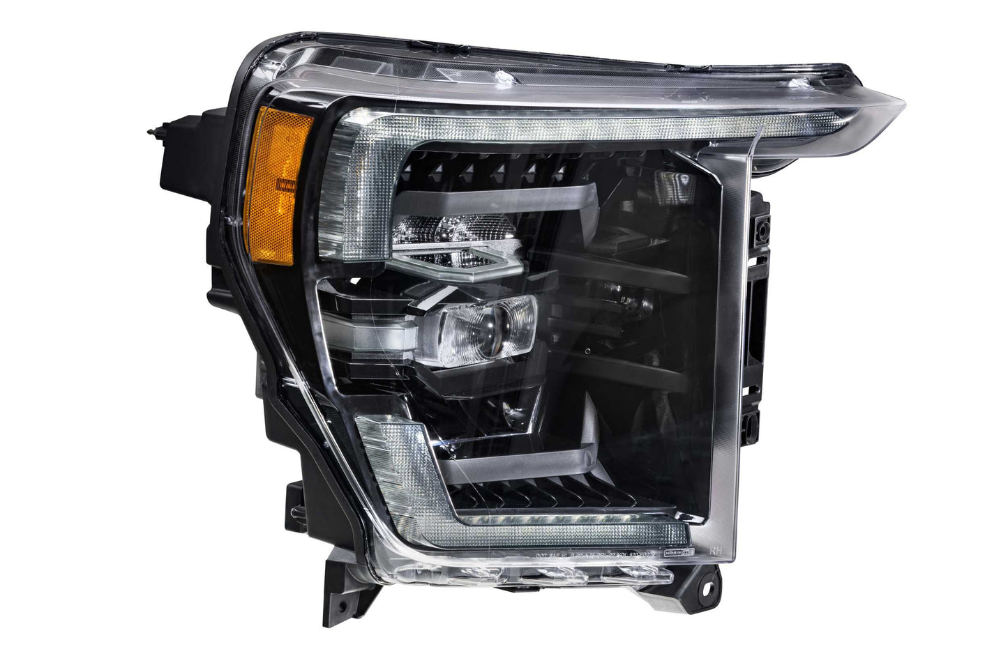 Faros delanteros Ford F150 XB 2021-2023: (luz diurna ámbar) 