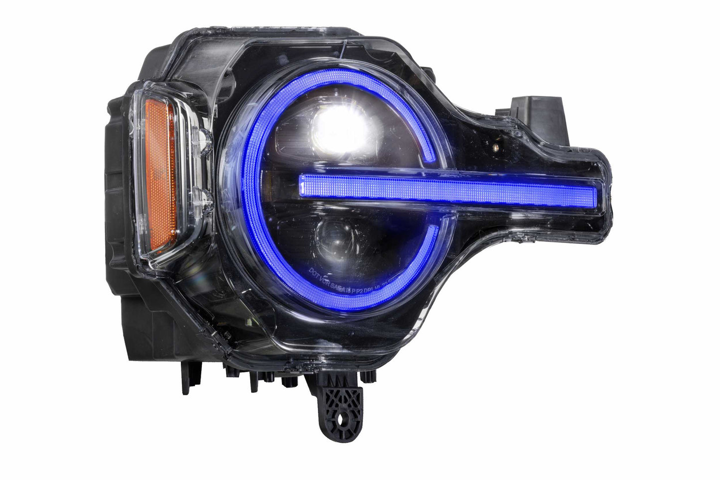 XRGB LED Headlights: Ford Bronco (2021-2024) (Pair / RGB DRL)