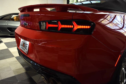 Luces LED traseras XB: Chevrolet Camaro (16-18) (par/Lambo/ahumado)