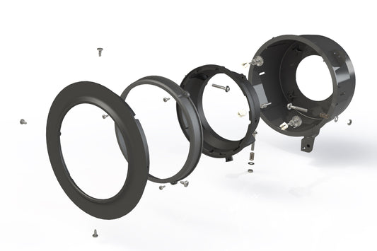 Wrangler JL/JT: 7-Zoll-LED-Scheinwerferadapter (Paar)