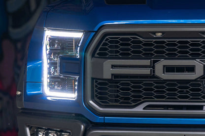 XB LED Headlights: Ford F150 (15-17) & Raptor (16-20) (White DRL) (Gen 2)