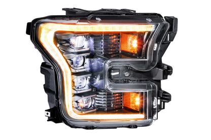 XB LED Headlights: Ford Raptor (2017-2020) (Amber DRL)