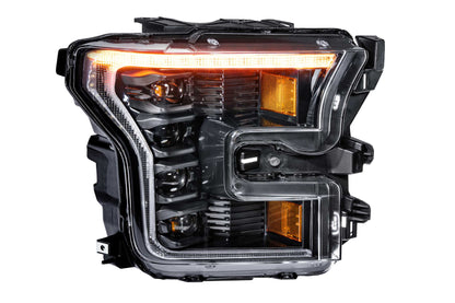 XB LED Headlights: Ford F150 (15-17) & Raptor (16-20) (Amber DRL) (Gen 2)