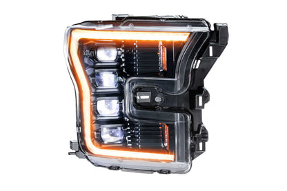 XB LED Headlights: Ford Raptor (2017-2020) (Amber DRL)