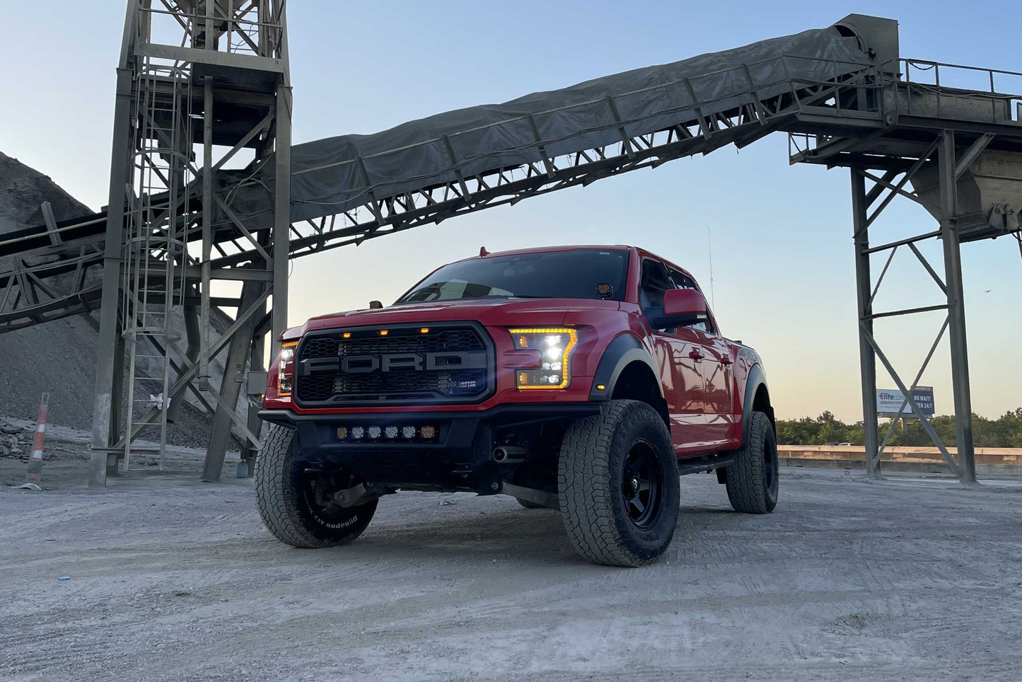 XB LED Headlights: Ford Raptor (2017-2020) (Amber DRL)