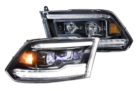 XB LED Headlights: Dodge Ram (09-18) (Pair / ASM)