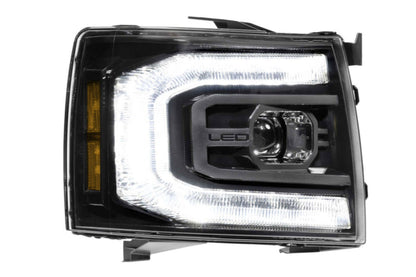 XB LED Headlights: Chevy Silverado (07-13) (Pair / ASM / Gen II)