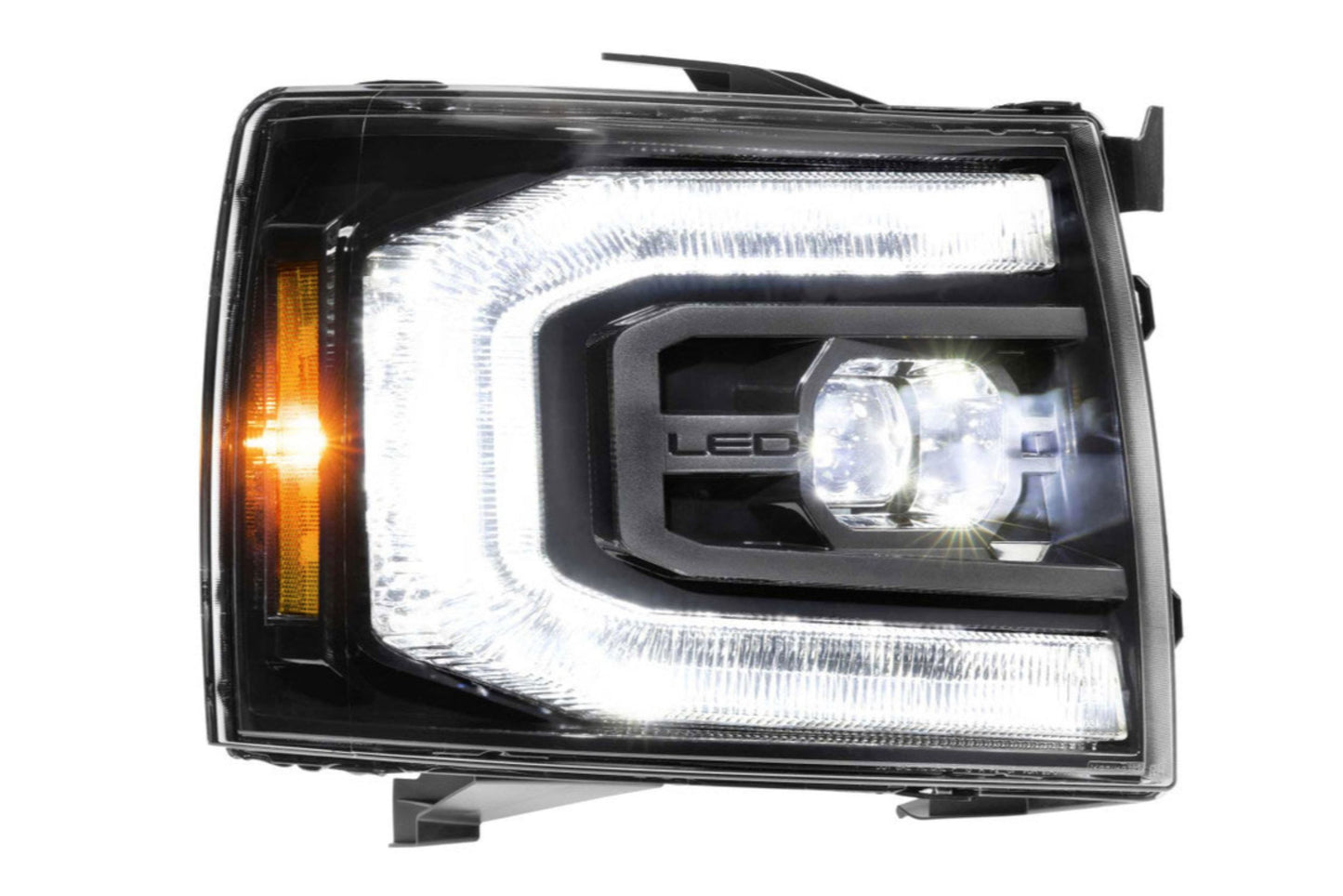 XB LED Headlights: Chevy Silverado (07-13) (Pair / ASM / Gen II)