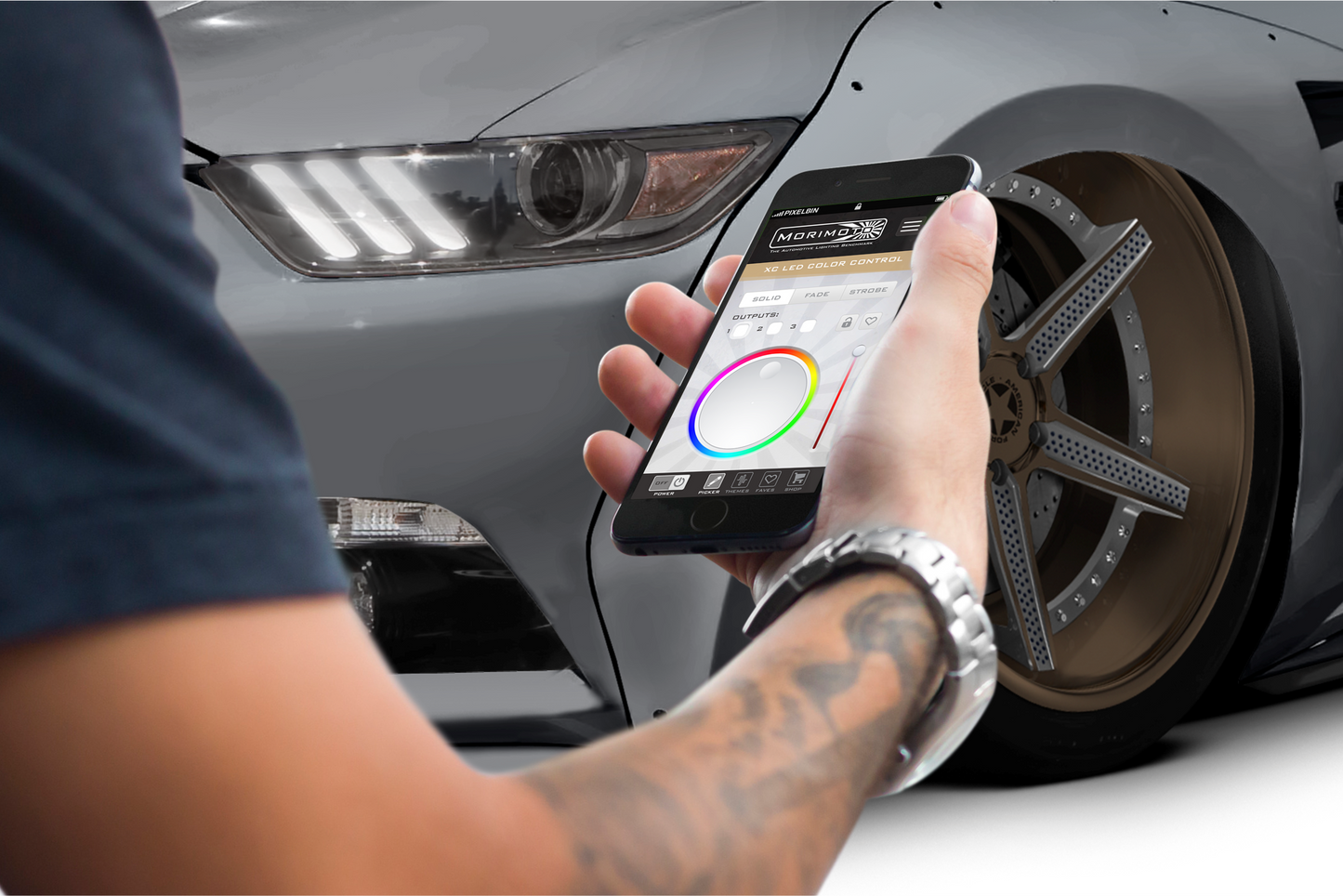 Placas DRL de píxeles de perfil: Ford Mustang 2015+ (juego)