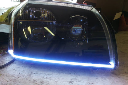 9 Zoll: Profil-Drehstreifen mit Treiber (Switchback)