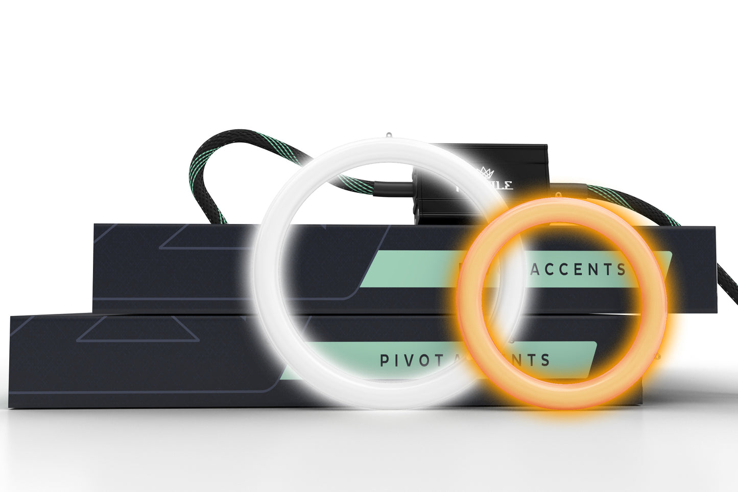 100 mm: Anillo de pivote de perfil con controlador (conmutación)