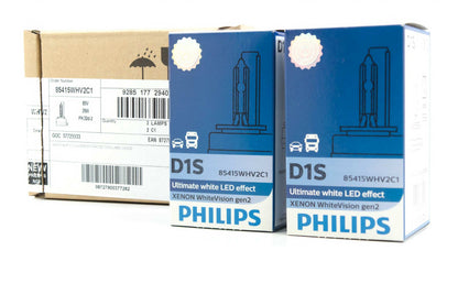 D1S: Philips 85415 WHV2 (5000K)