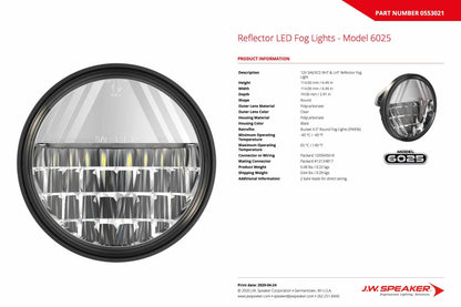 JW Speaker: 6025-12V SAE Fog Lamp