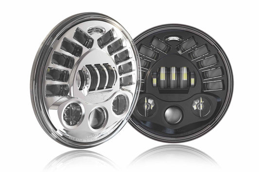 Altavoz JW: faro fijo 8790M de 12 V (negro)