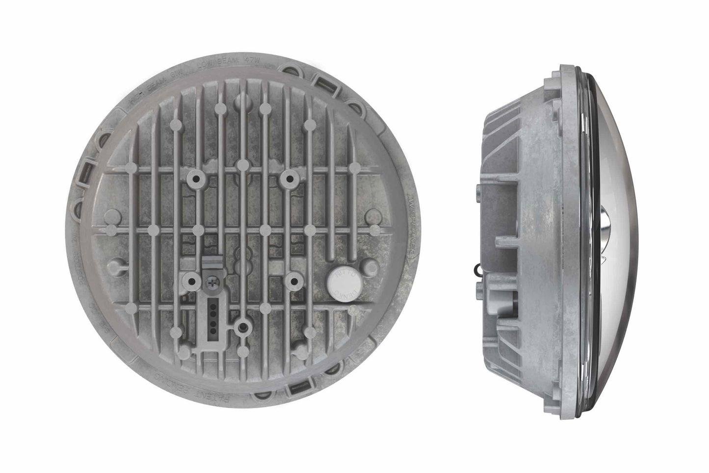 JW Speaker: 8790M 12V Fixed Headlight (Black)