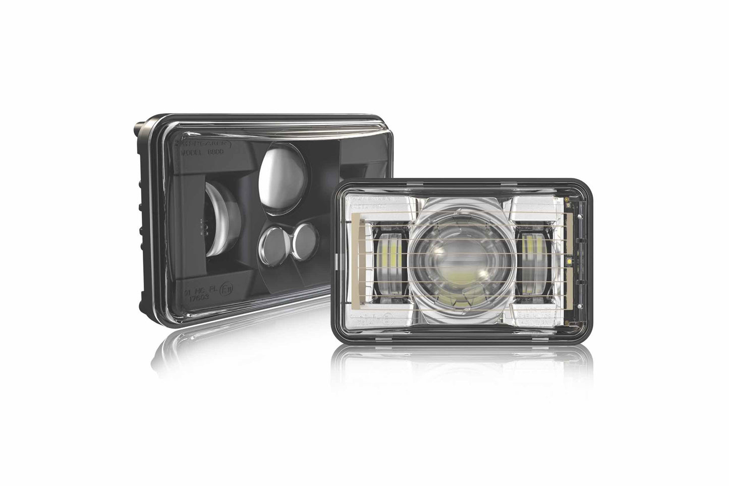Altavoz JW: 8800H EV2 12/24 V Luz alta SAE/ECE (CALEFACCIÓN/Cromado)