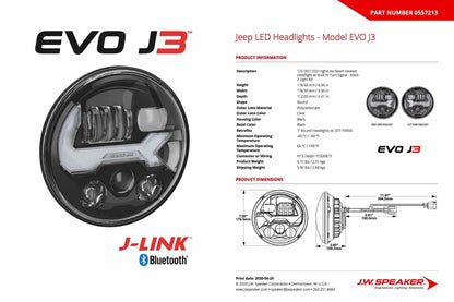 Altavoz JW: EVO J3 GRAPHITE DOT (SET)