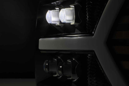 Faros delanteros LED ARex Nova: Chevy Silverado 1500 (07-13) - Cromados (juego)