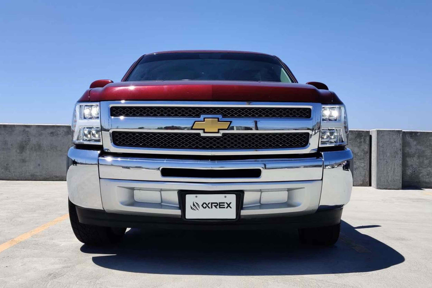 ARex Nova LED Headlights: Chevy Silverado 1500 (07-13) - Jet Black (Set)