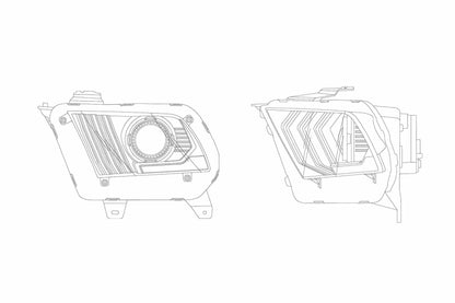 Faros LED ARex Luxx: Ford Mustang (10-12)