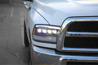 ARex Nova LED Headlights: Dodge Ram (09-18) - Alpha-Black (Set)