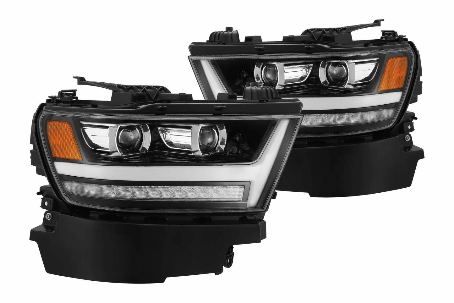 ARex Pro Halogen Headlights: Dodge Ram 1500 (19+) - Black (Set)