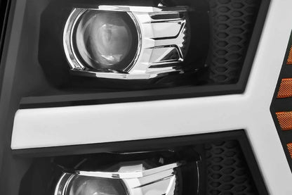 ARex Pro Halogen Headlights: Chevy Silverado 1500 (07-13) - Jet Black (Set)