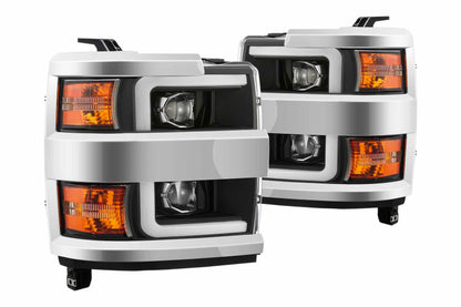 ARex Pro Halogen Headlights: Chevy Silverado HD (15-19) - Black (Set)