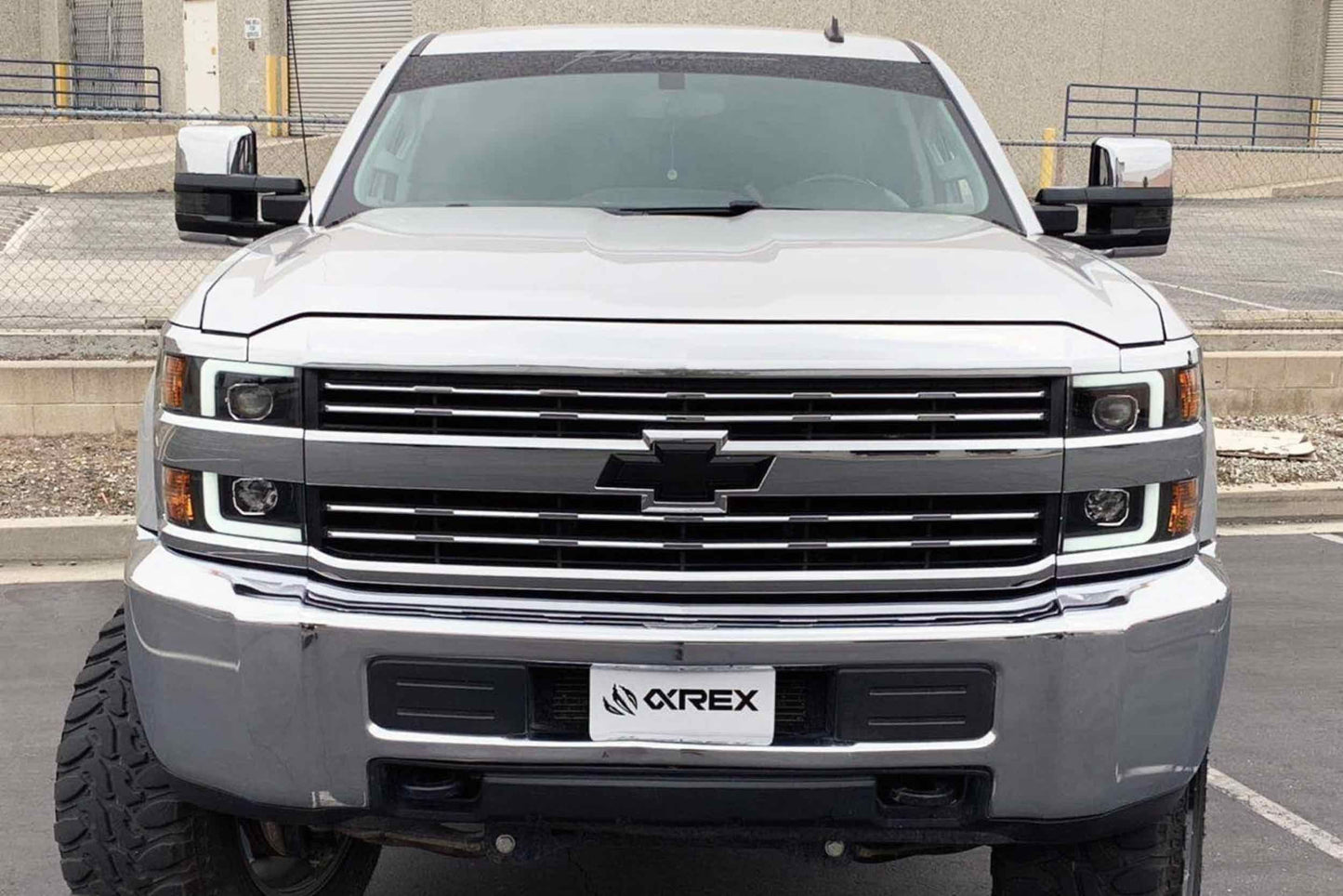 ARex Pro Halogen Headlights: Chevy Silverado HD (15-19) - Black (Set)