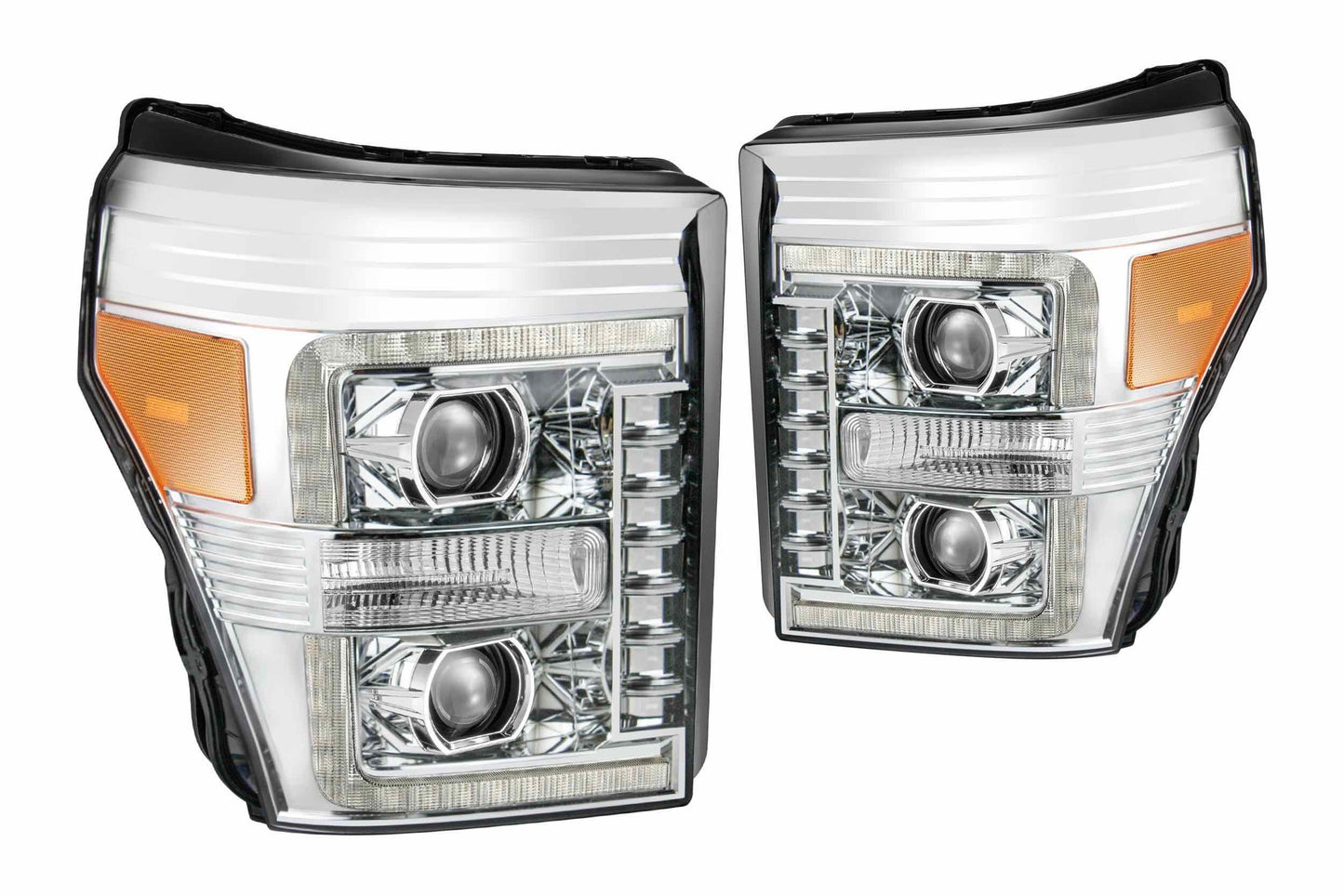 ARex Luxx LED Headlights: Ford Super Duty (11-16) - Black (Set)