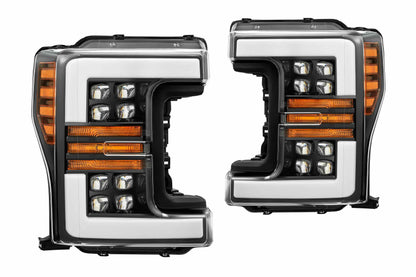 ARex Nova LED Headlights: Ford Super Duty (17-19) - Chrome (Set)