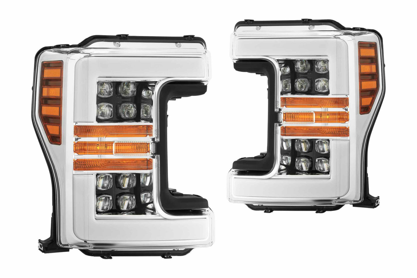 ARex Nova LED Headlights: Ford Super Duty (17-19) - Jet Black (Set)