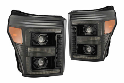ARex Pro Halogen Headlights: Ford Super Duty (11-16) - Black (Set)