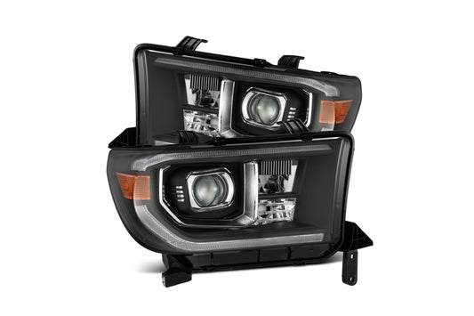 ARex Pro Halogen Headlights:: Toyota Tundra (07-13) - Gloss Black (Set) (w/ Auto-Leveling)