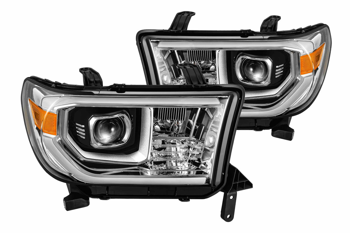 ARex Pro Halogen Headlights:: Toyota Tundra (07-13) - Gloss Black (Set)