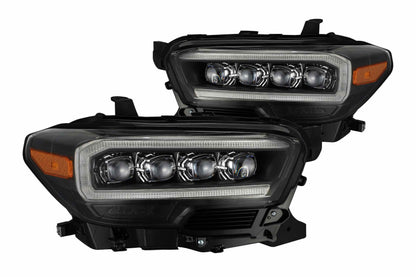 Faros delanteros LED ARex Nova: Toyota Tacoma (16-20) - Alpha-Black (juego)