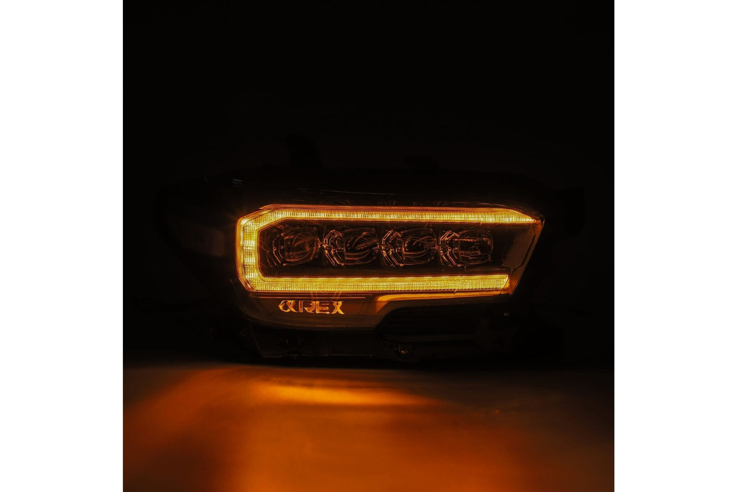 Faros delanteros LED ARex Nova: Toyota Tacoma (16-20) - Alpha-Black (juego)