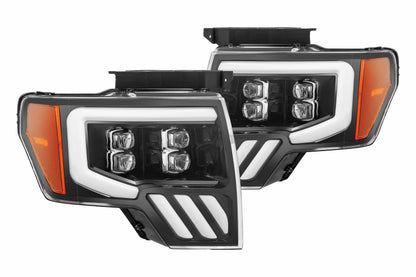 ARex Nova LED Headlights: Ford F150 (09-14) - Black (Set)