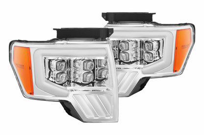 Faros delanteros LED ARex Nova: Ford F150 (09-14) - Negro (juego)