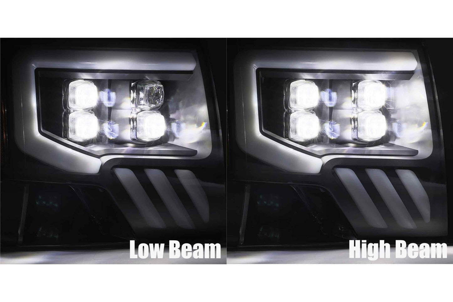 Faros delanteros LED ARex Nova: Ford F150 (09-14) - Cromados (juego)