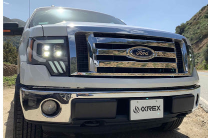 Faros delanteros LED ARex Nova: Ford F150 (09-14) - Negro (juego)