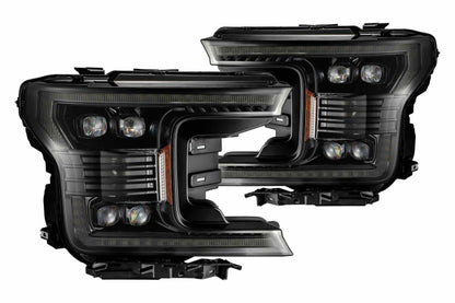 ARex Nova LED Headlights: Ford F150 (18-19) - Black (Set)