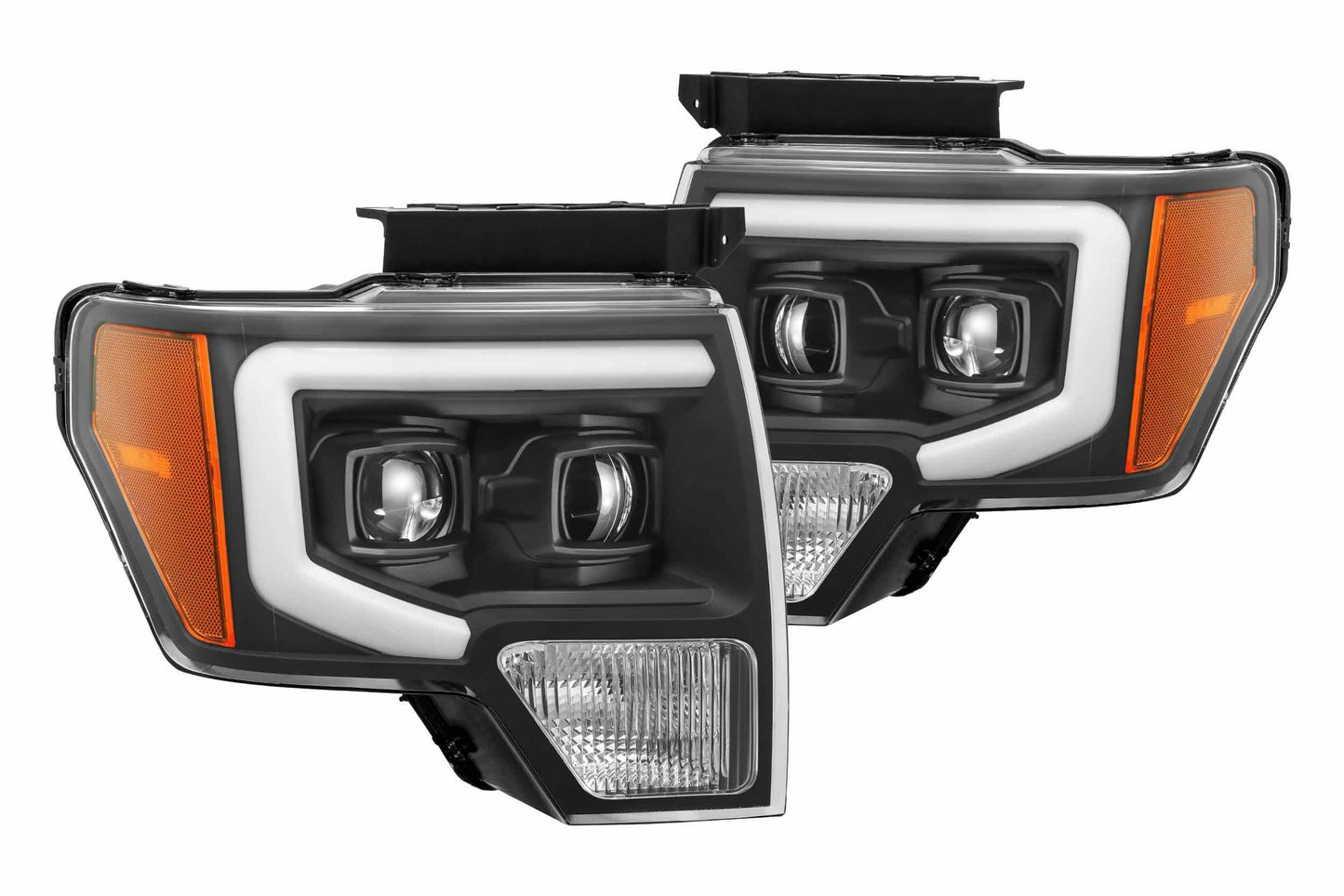 ARex Pro Halogen Headlights:: Ford F150 (09-14) - Chrome (Set)