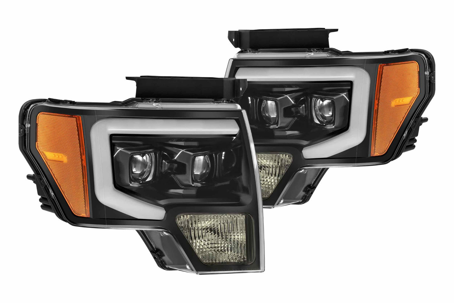 ARex Pro Halogen Headlights: Ford F150 (09-14) - Jet Black (Set)