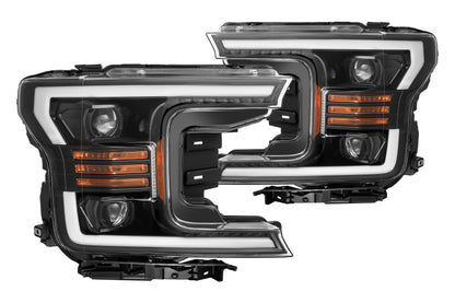 ARex Pro Halogen Headlights: Ford F150 (18-20) - Jet Black (Set)