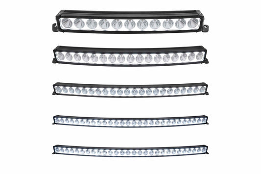 Vision X Light Bar: 40in (22-LED / 220W / XPR Curved + Halo / with Foot-Mounts & Harness)